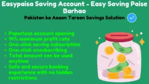 Easypaisa Saving Account