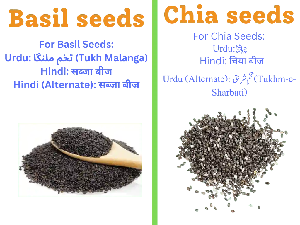 chia seeds in hindi urdu