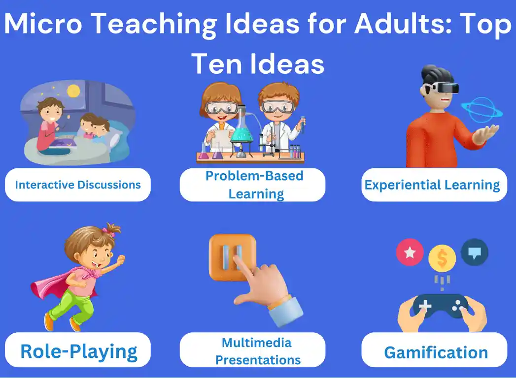 Micro teaching ideas for adults