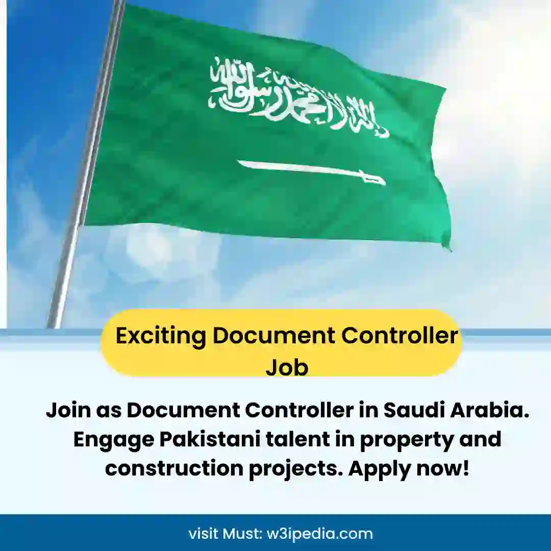 Become a Document Controller in Saudi Arabia