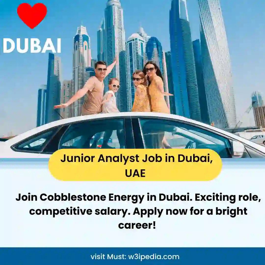 Junior Data Analyst Jobs in Dubai