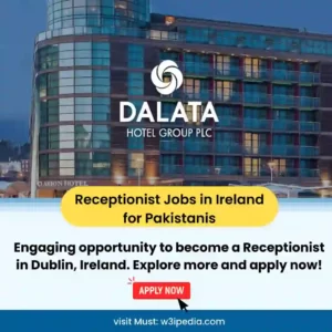 Receptionist Jobs in Ireland for Pakistanis