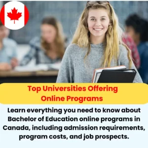 Bachelor of Education Online Canada