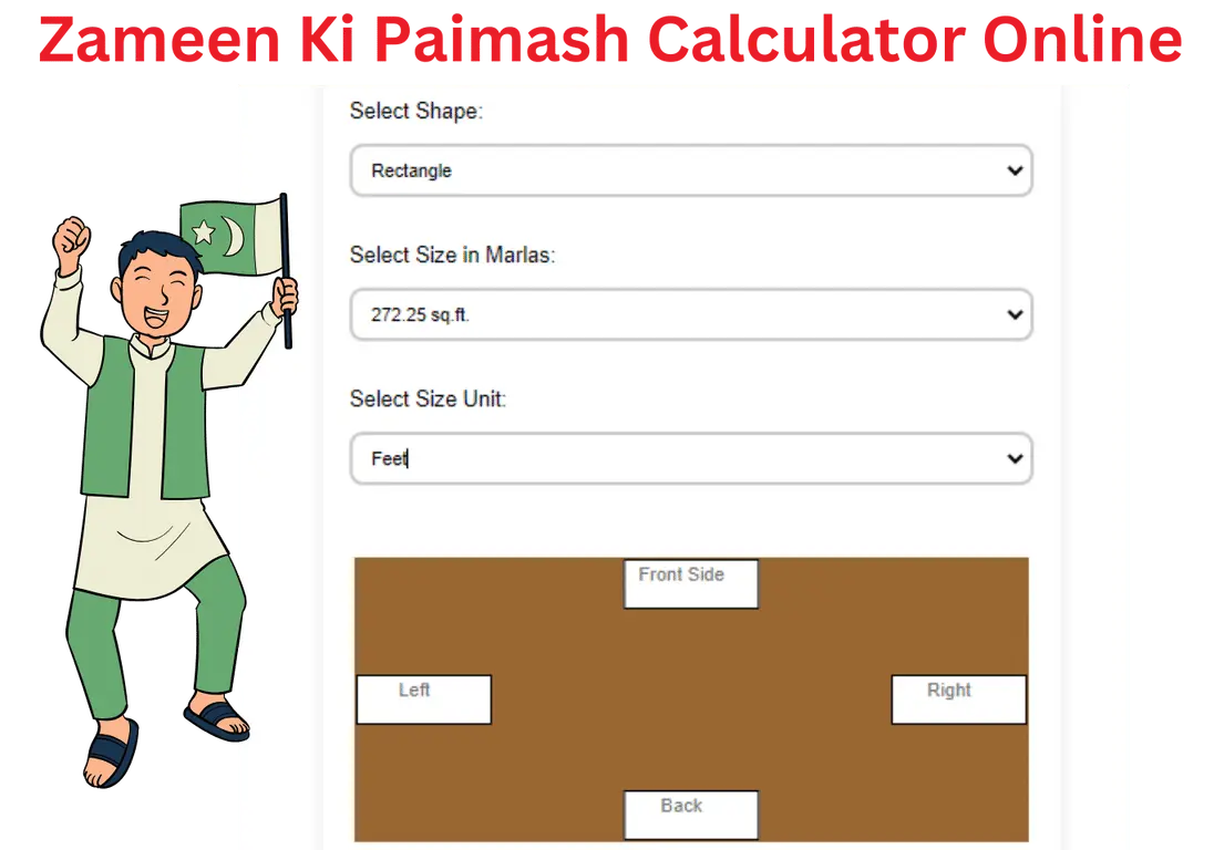 Zameen Ki Paimash Calculator Online