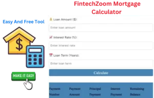 Fintechzoom Simple Mortgage Calculator