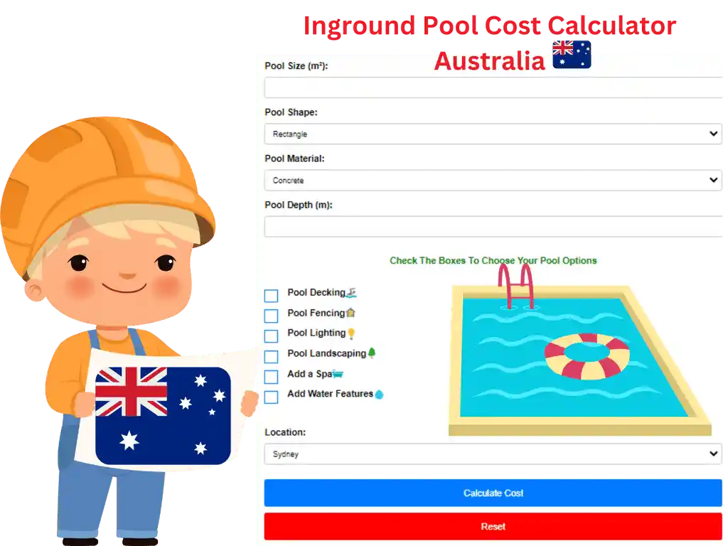 Inground Pool Cost Calculator Australia