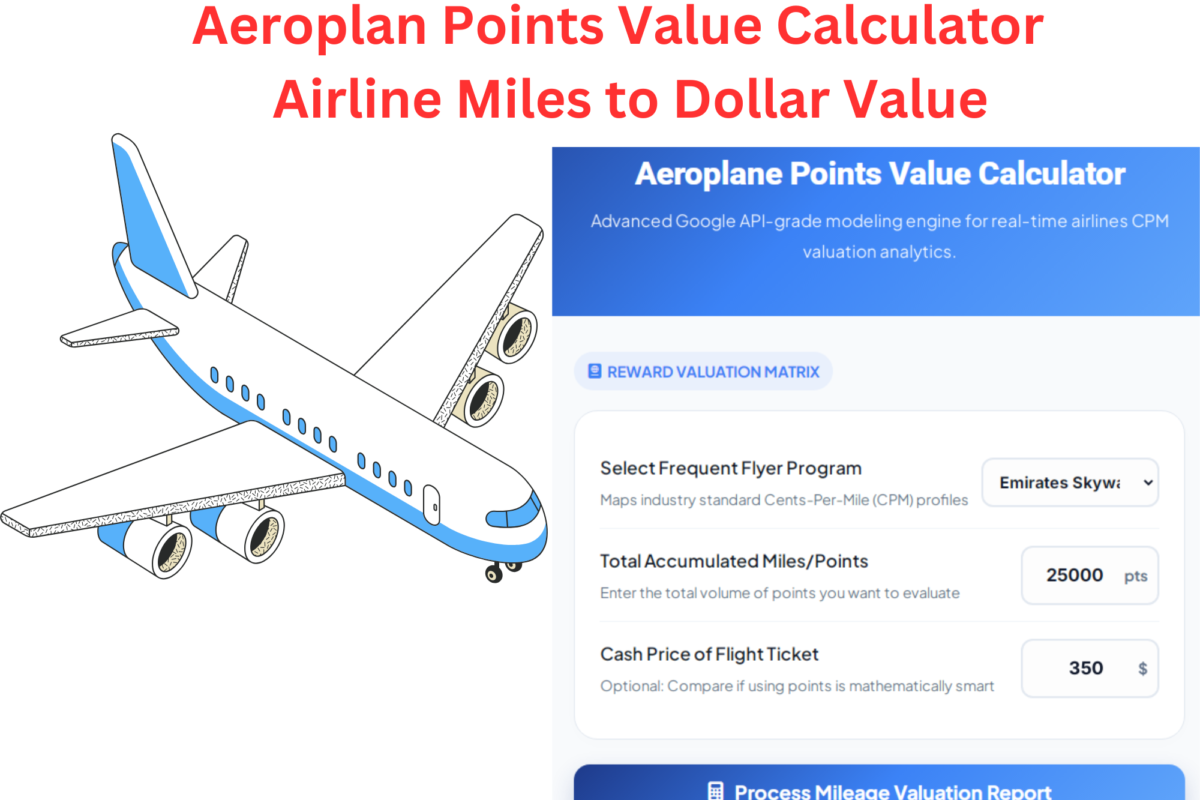 Aeroplan Points Value Calculator
