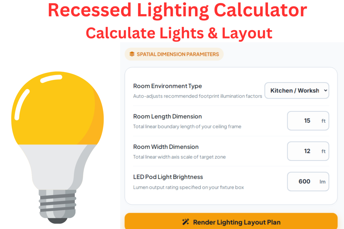Recessed Lighting Calculator