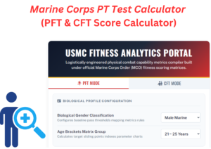 marine corps pt test calculator